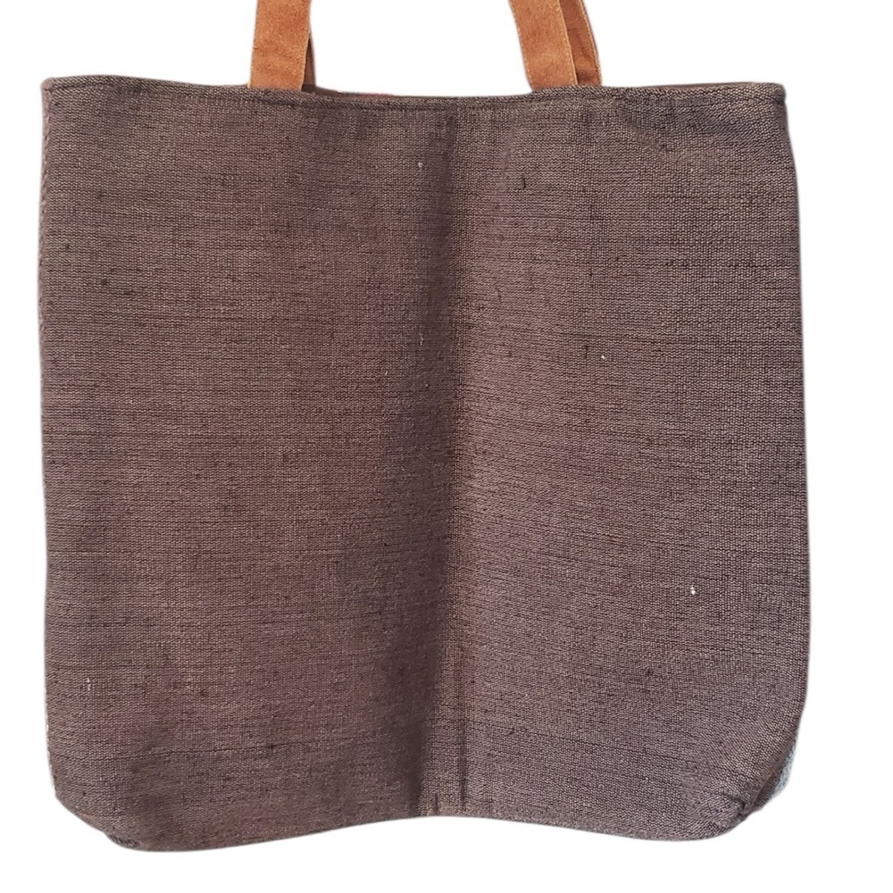 Panache Vibrant Woven Tote - Multicolor Design - Picture 3 of 4